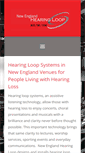 Mobile Screenshot of newenglandhearingloop.com